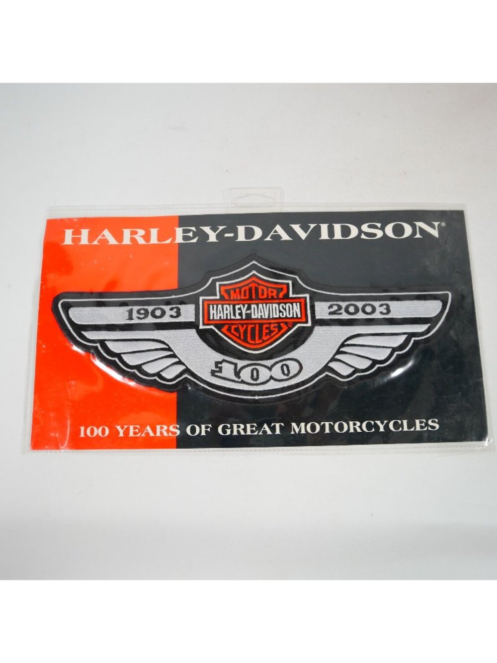 Harley-Davidson 1903-2003 Centennial 100th Anniversary Large Logo Patch 11"x4" N